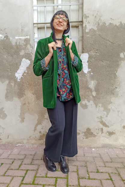 outfit green velvet peccati veniali